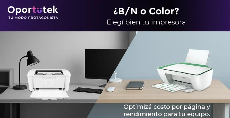 ¿Impresora blanco y negro o color? Cómo elegir la ideal para tu hogar o empresa