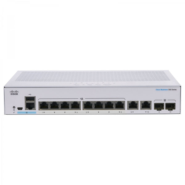 Switch Cisco CBS350-8T-E-2G-AR 8 Puertos + 2 SFP Combo