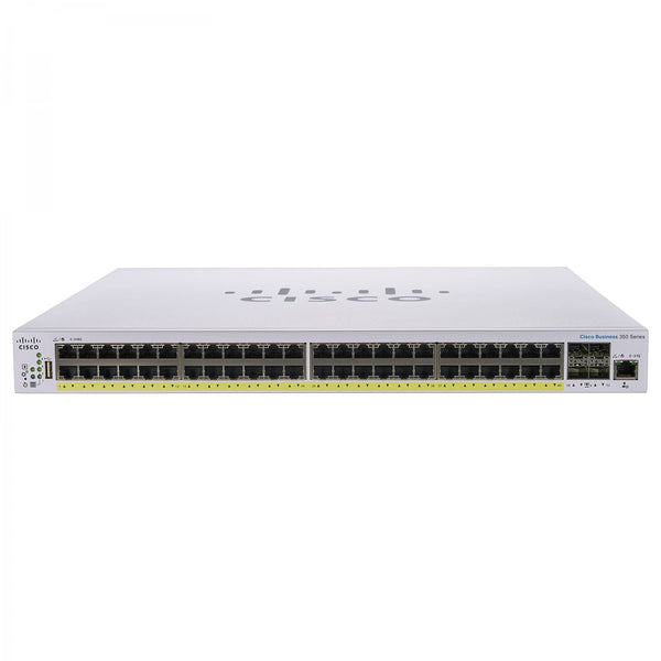 Switch Cisco CBS350-48P-4G-AR 48 Puertos PoE+ 370W + 4 SFP