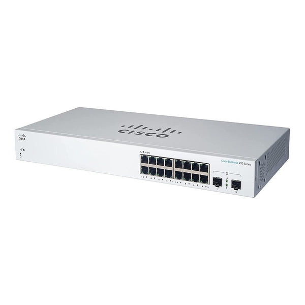 Switch Cisco CBS220-16P-2G-AR 16 Puertos PoE 130W + 2 SFP