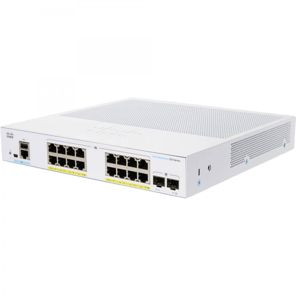 Cisco Switch CBS250-16P-2G-AR 16 Puertos PoE 120W + 2 SFP