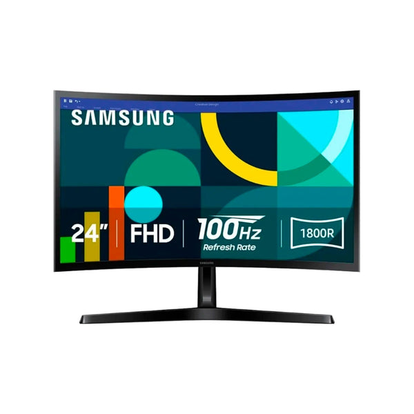 Monitor Gamer 24 Samsung Curvo Full Hd 100hz Ls24d366galx