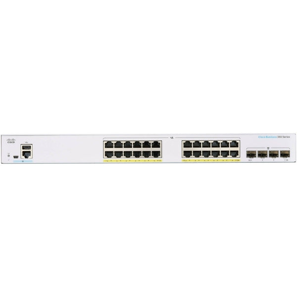 Switch Cisco CBS350-24FP-4G-AR 24 Puertos PoE+ 370W + 4 SFP